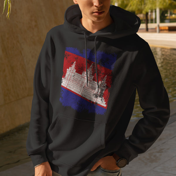 Cambodia Flag Hoodie