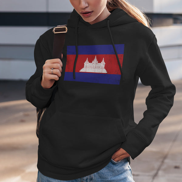 Cambodia Flag Hoodie