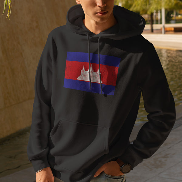Cambodia Flag Hoodie