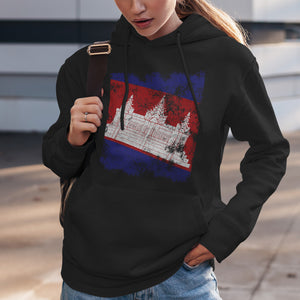 Cambodia Flag Hoodie