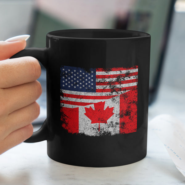 Canada USA Flag Mug