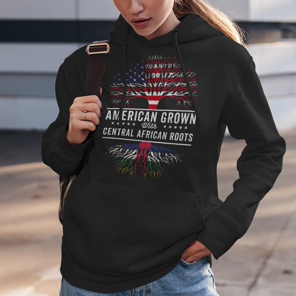 American Grown Central African Roots Hoodie