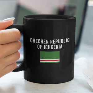 Chechen Republic of Ichkeria Flag Mug