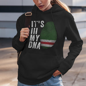 It's In My DNA - Chechen Republic of Ichkeria Flag Hoodie Black / S