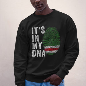 It's In My DNA - Chechen Republic of Ichkeria Flag Sweatshirt Black / S