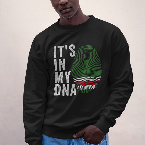 It's In My DNA - Chechen Republic of Ichkeria Flag Sweatshirt Black / S