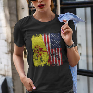 Chuvasia USA Flag - Half American T-Shirt
