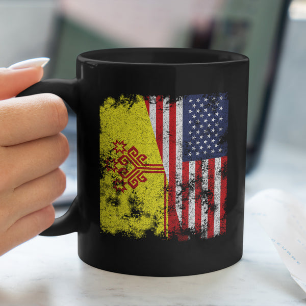 Chuvasia USA Flag - Half American Mug