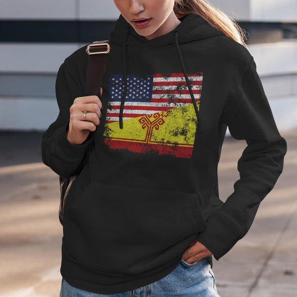 Chuvasia USA Flag Hoodie