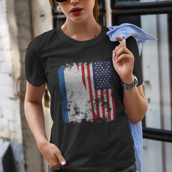 Crimea USA Flag - Half American T-Shirt