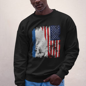 Crimea USA Flag - Half American Sweatshirt