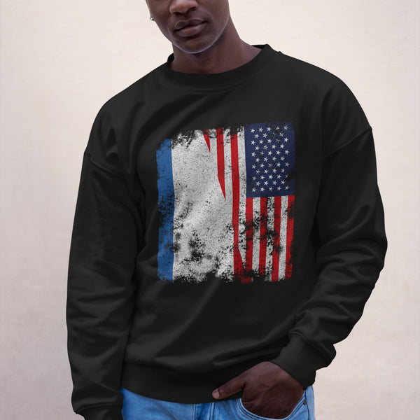 Crimea USA Flag - Half American Sweatshirt