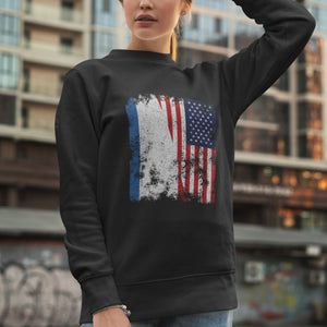 Crimea USA Flag - Half American Sweatshirt
