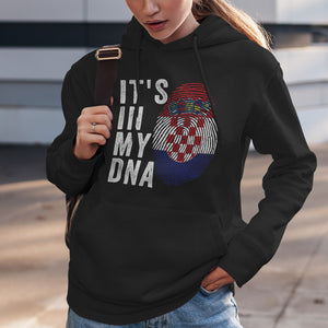 It's In My DNA - Croatia Flag Hoodie