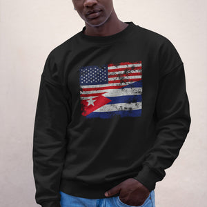 Cuba USA Flag Sweatshirt