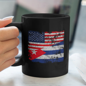 Cuba USA Flag Mug