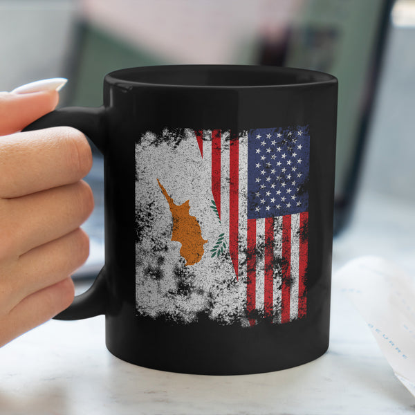Cyprus 1960-2006 USA Flag Mug