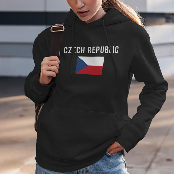 Tjekkiet Flag Hoodie
