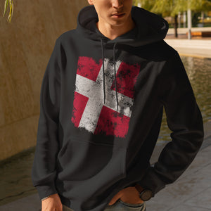 Denmark Flag Hoodie