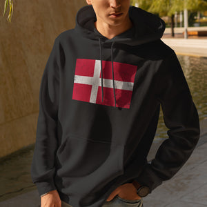 Denmark Flag Hoodie