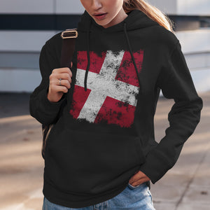 Denmark Flag Hoodie