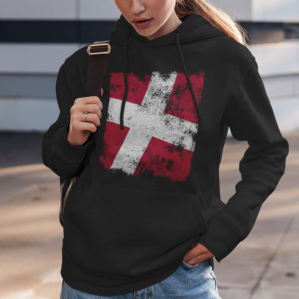 Denmark Flag Hoodie
