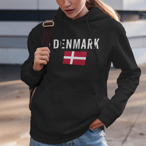 Denmark Flag Hoodie
