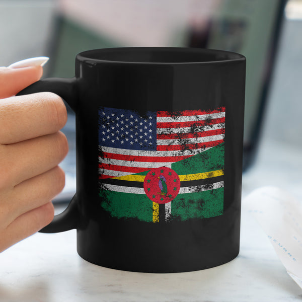 Dominica USA Flag Mug