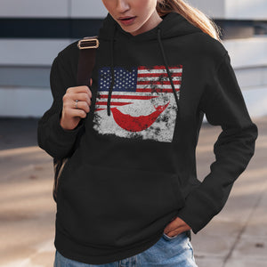 Easter Island USA Flag Hoodie