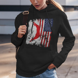Easter Island USA Flag - Half American Hoodie
