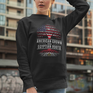 American Grown Egyptian Roots Flag Sweatshirt