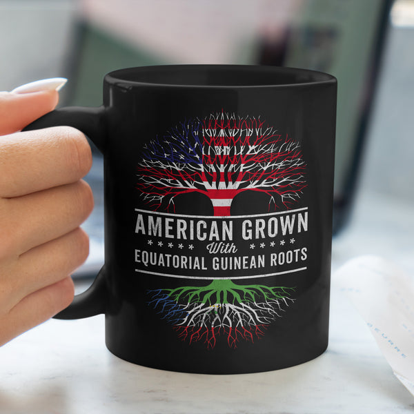American Grown Equatorial Guinean Roots Mug
