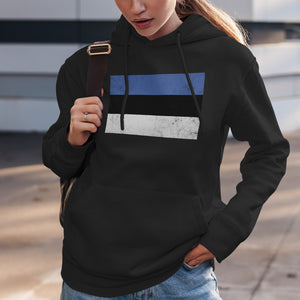 Estonia Flag Hoodie