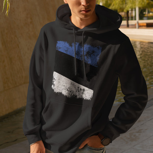 Estonia Flag Hoodie