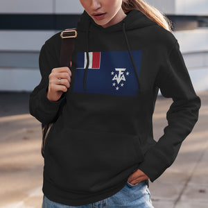 French Southern and Antarctic Lands Flag Hoodie