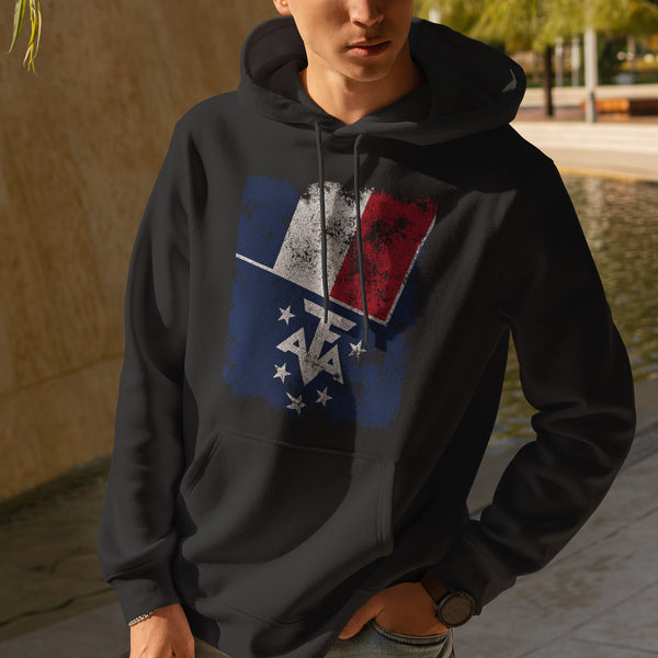 French Southern and Antarctic Lands Flag Hoodie