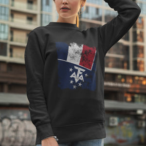French Southern and Antarctic Lands Flag Sweatshirt