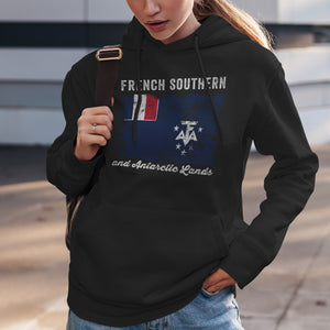 French Southern and Antarctic Lands Flag Hoodie