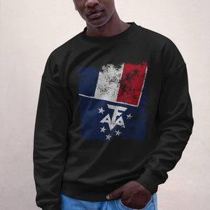 French Southern and Antarctic Lands Flag Sweatshirt