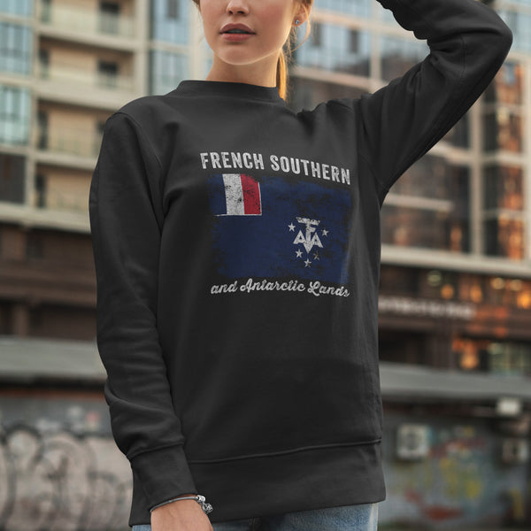 French Southern and Antarctic Lands Flag Sweatshirt