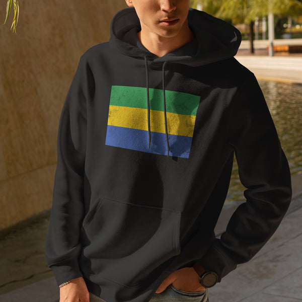 Gabon Flag Hoodie