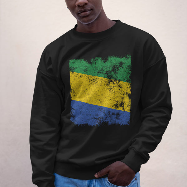 Gabon Flag Sweatshirt