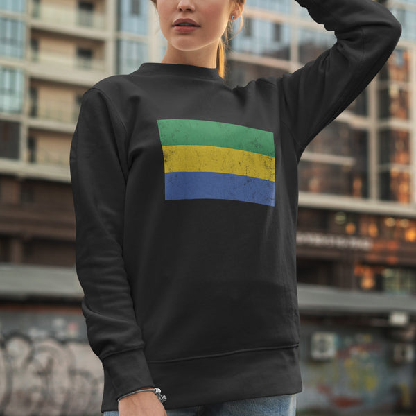 Gabon Flag Sweatshirt