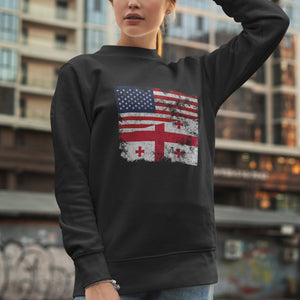 Georgia USA Flag Sweatshirt