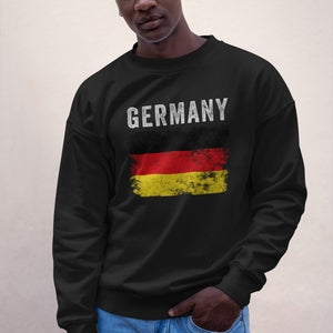 Germany Flag Distressed - German Flag Sweatshirt