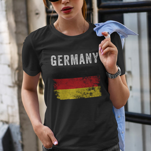 Germany Flag Distressed - German Flag T-Shirt