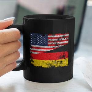 Germany USA Flag Mug