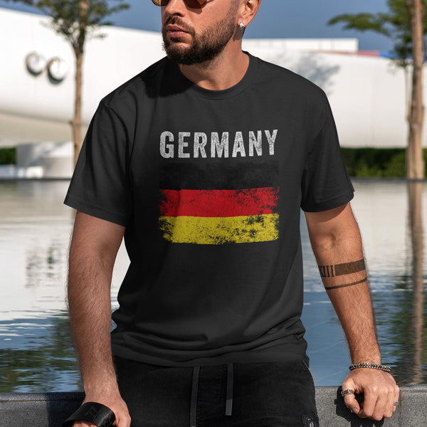 Germany Flag Distressed - German Flag T-Shirt