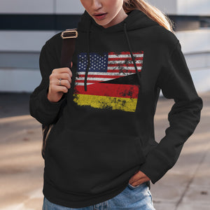 Germany USA Flag Hoodie
