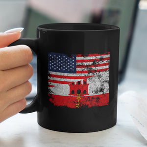 Gibraltar USA Flag Mug